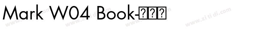 Mark W04 Book字体转换